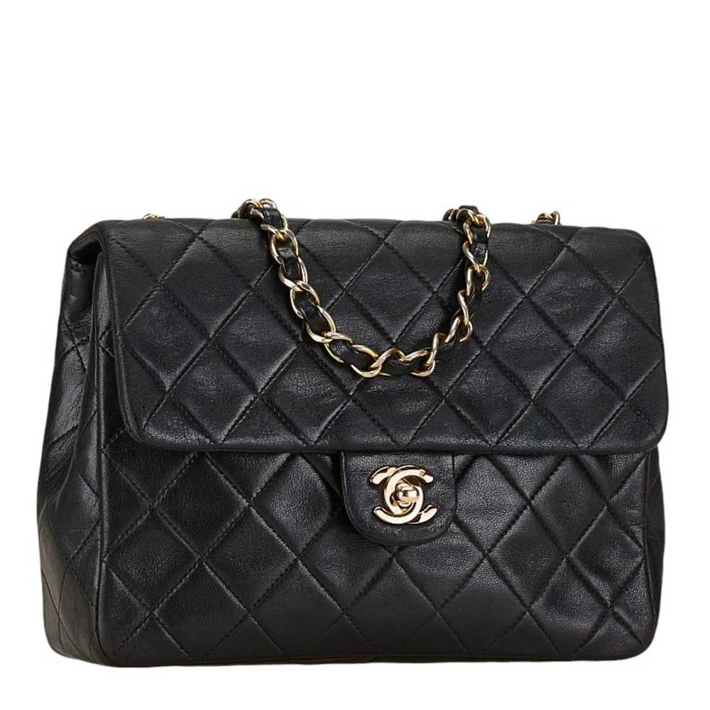 Chanel Matelassé Black Leather Shoulder Bag (Pre-… - image 4