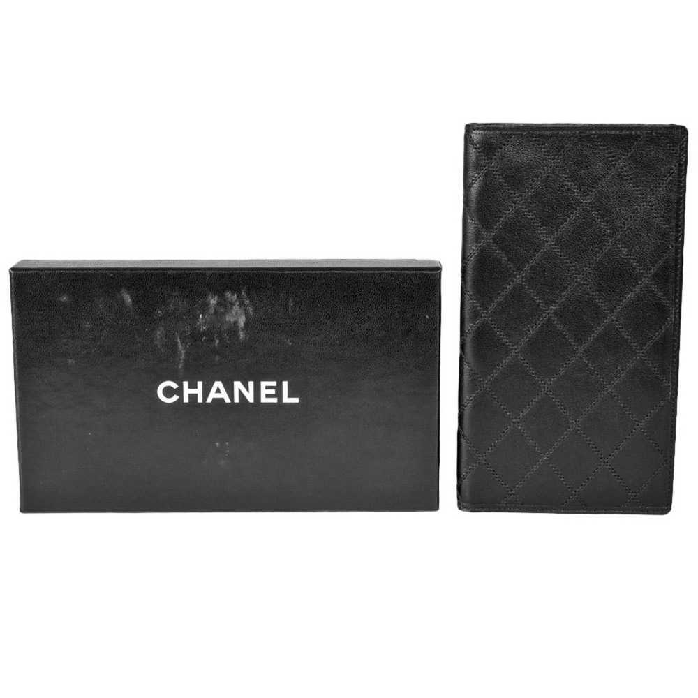 Chanel Matelassé Black Leather Wallet (Pre-Owned) - image 7