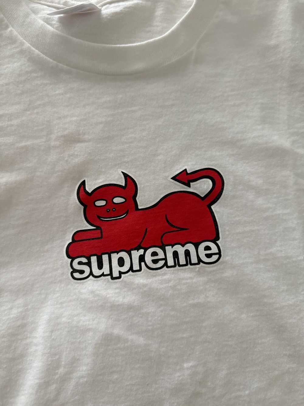 Supreme Supreme Toy Machine Devil Cat Tee size La… - image 1