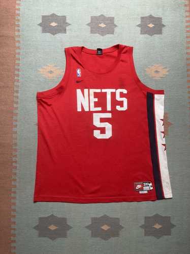 New Jersey Nets Basketball Jason Kidd buy #5 Team Nike Medium Vintage Rewind 77 Red