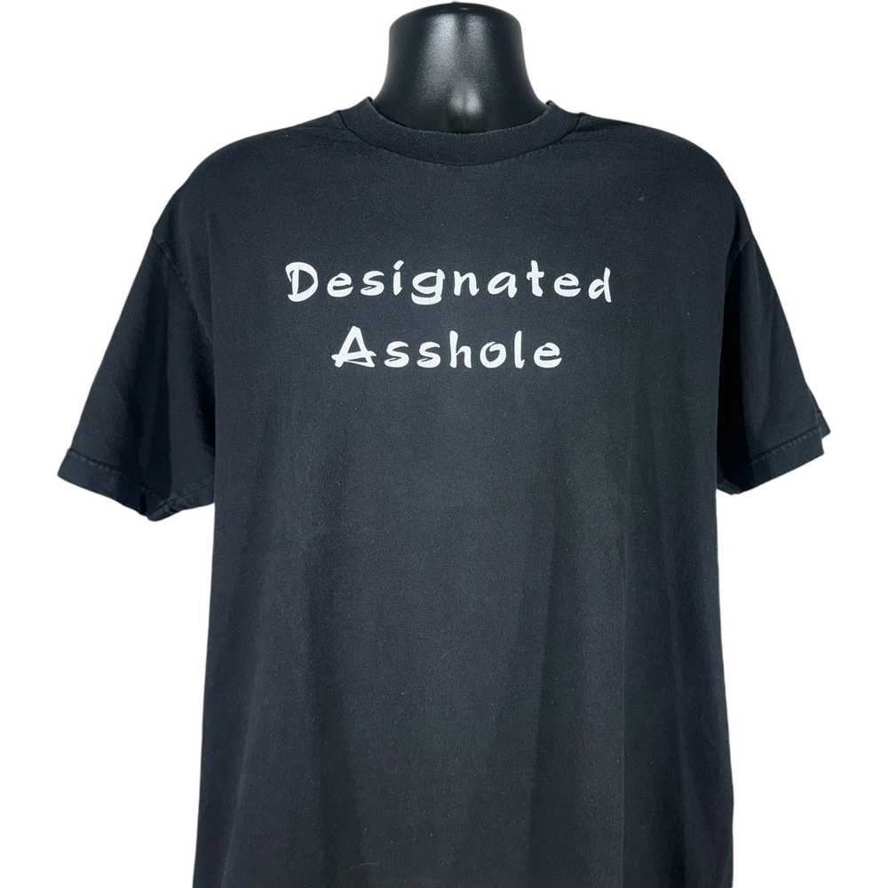 Alstyle Vintage "Designated A-Hole" Humor Tee - image 2