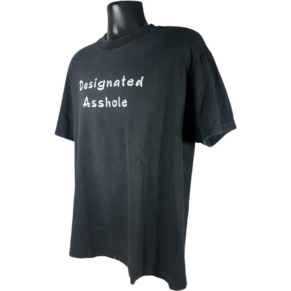 Alstyle Vintage "Designated A-Hole" Humor Tee - image 3