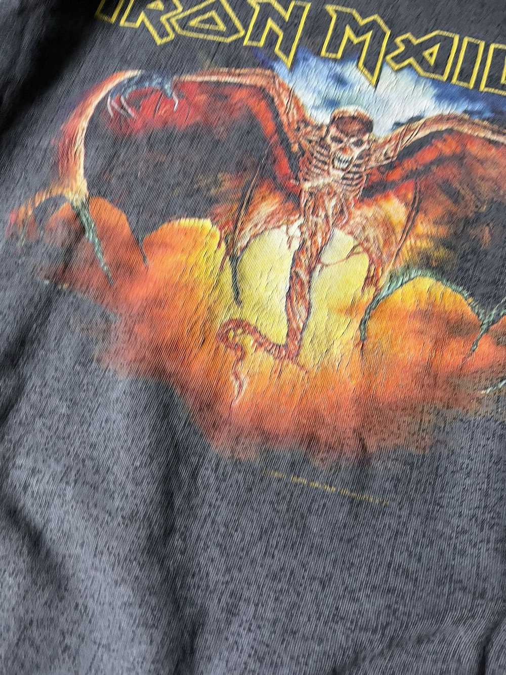 Iron Maiden × Rock T Shirt × Vintage Vintage Iron… - image 6