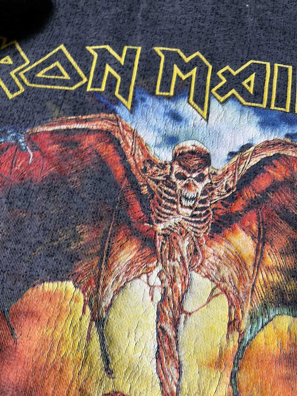 Iron Maiden × Rock T Shirt × Vintage Vintage Iron… - image 7