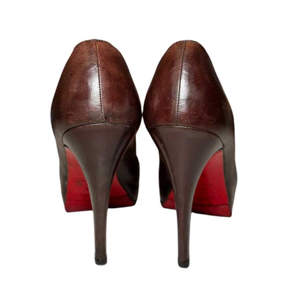 Christian Louboutin Very Privé leather heels - image 4