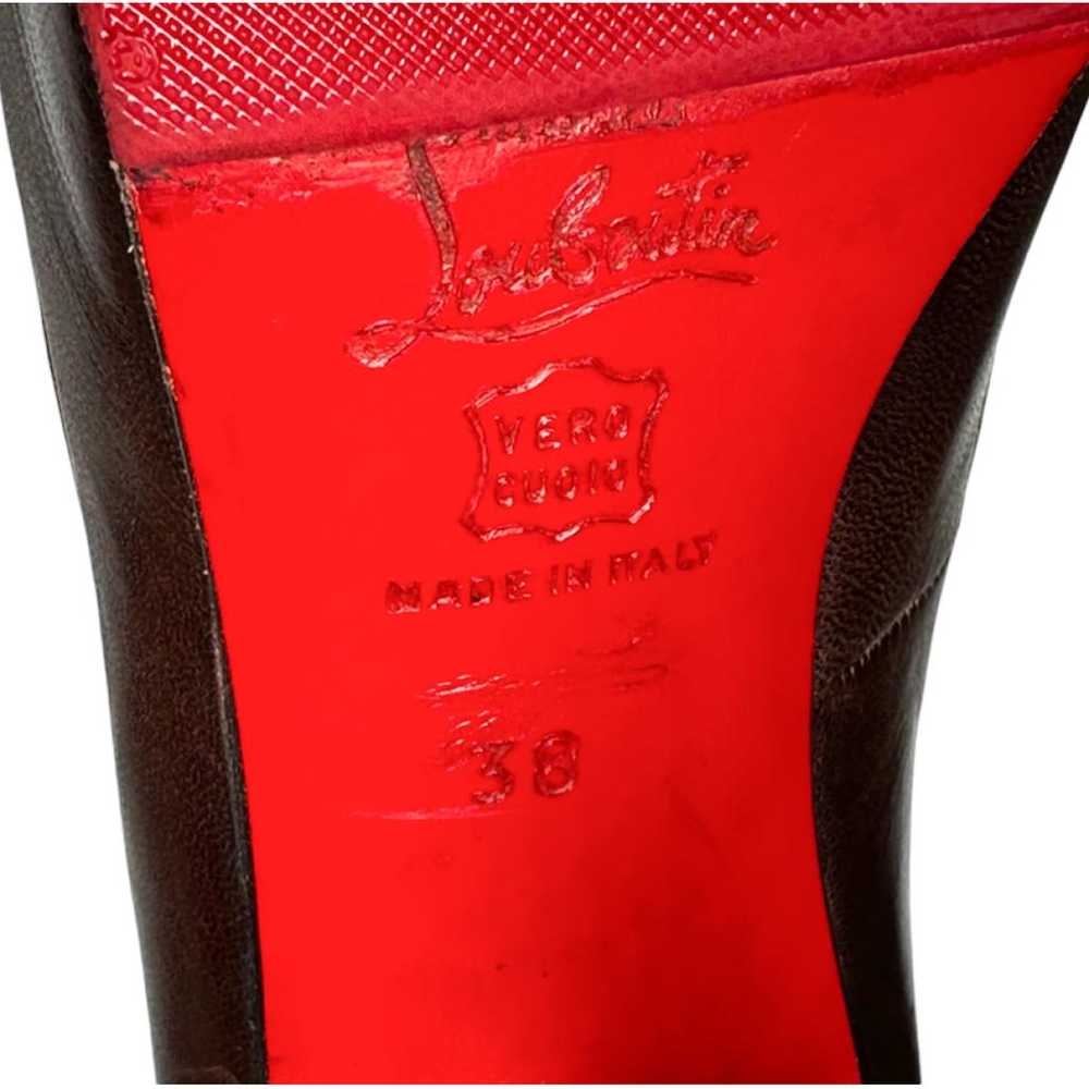 Christian Louboutin Very Privé leather heels - image 6