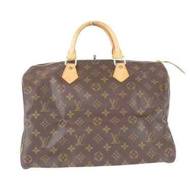 Louis Vuitton Speedy 35 Brown Canvas Handbag (Pre… - image 1