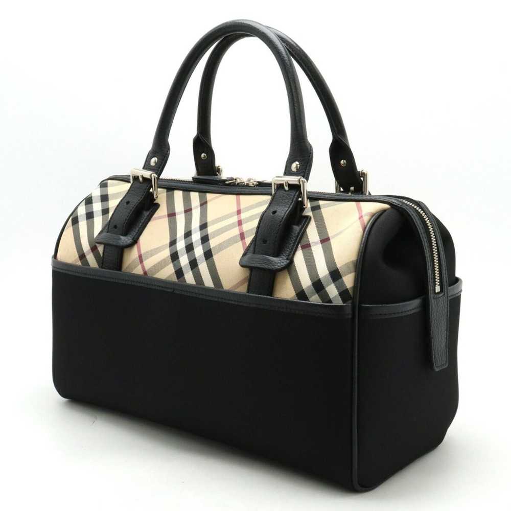 Burberry Nova Check Beige Canvas Handbag (Pre-Own… - image 3