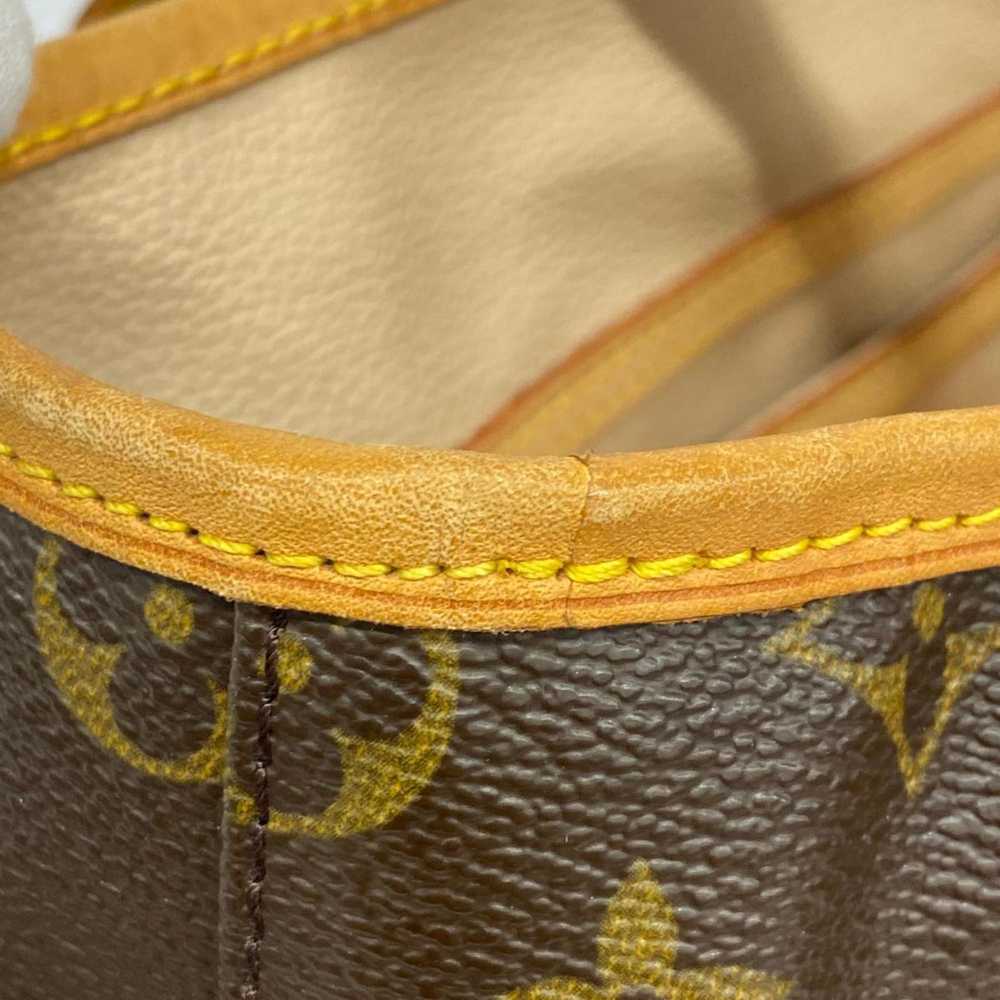 Louis Vuitton Bucket Brown Canvas Shoulder Bag (P… - image 10