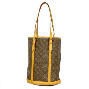 Louis Vuitton Bucket Brown Canvas Shoulder Bag (P… - image 1