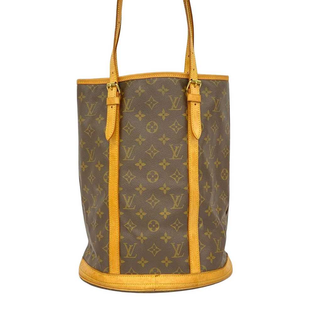 Louis Vuitton Bucket Brown Canvas Shoulder Bag (P… - image 2