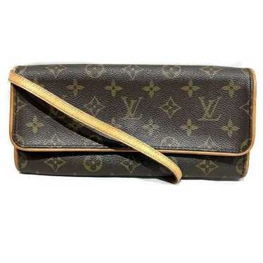 Louis Vuitton Pochette Twin Brown Canvas Shoulder… - image 1