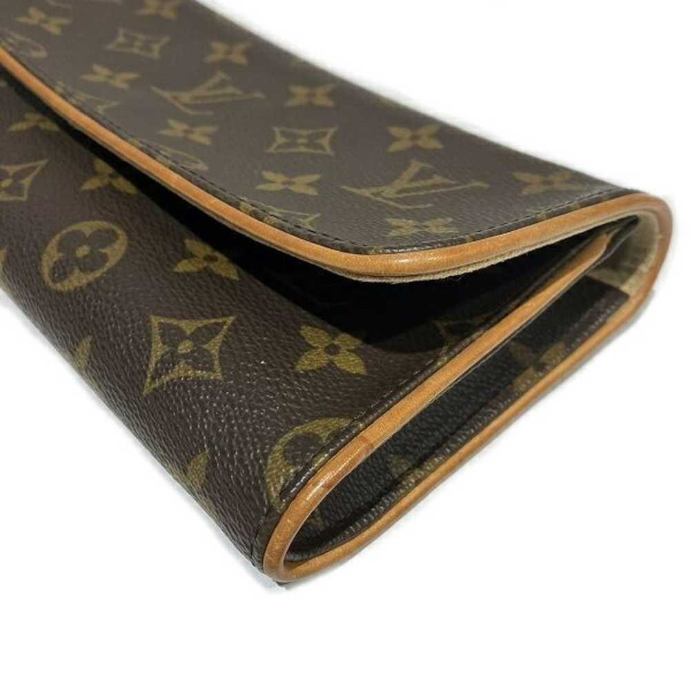 Louis Vuitton Pochette Twin Brown Canvas Shoulder… - image 4