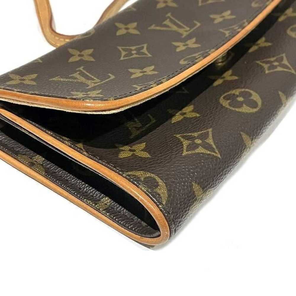 Louis Vuitton Pochette Twin Brown Canvas Shoulder… - image 9