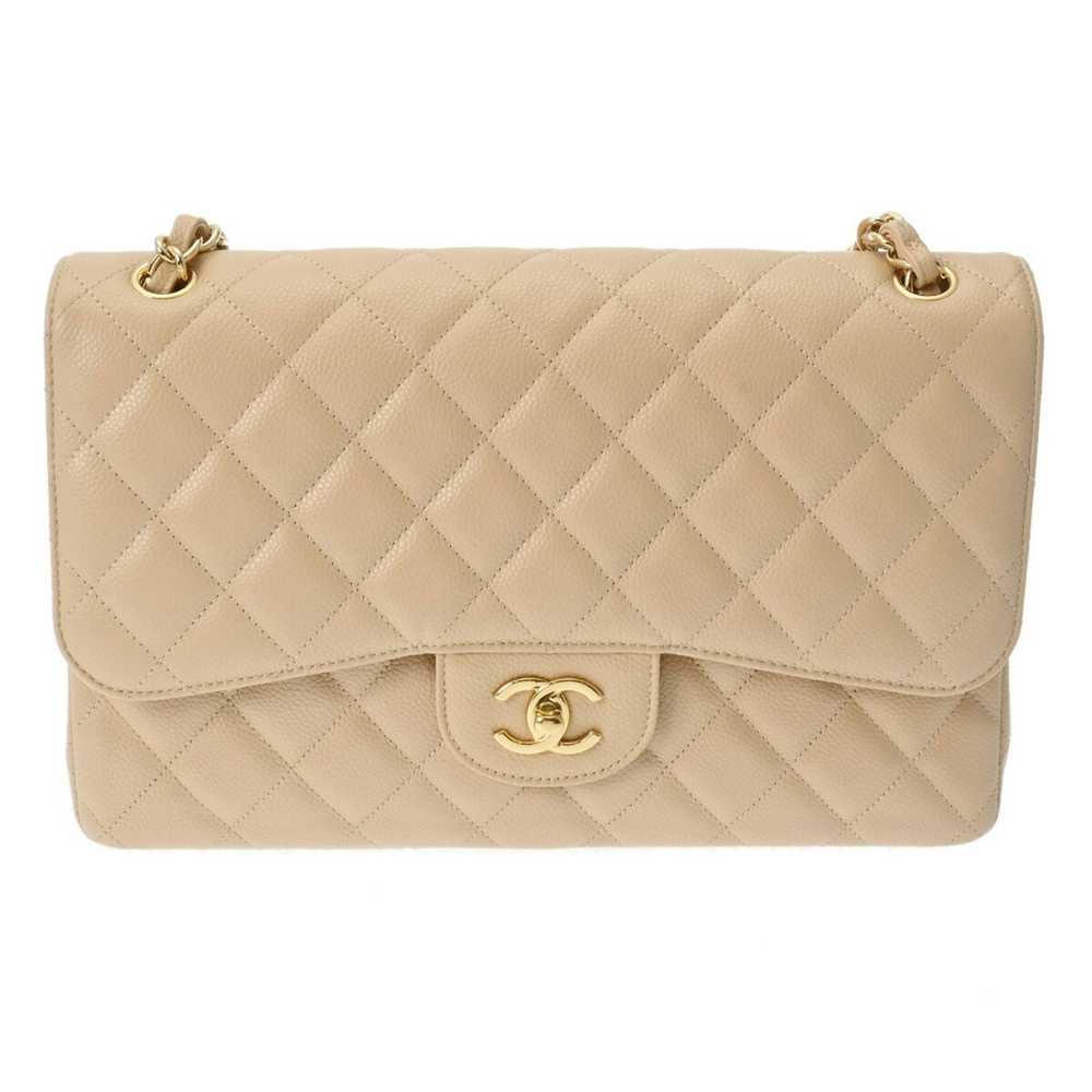 Chanel Timeless Beige Leather Shoulder Bag (Pre-O… - image 1