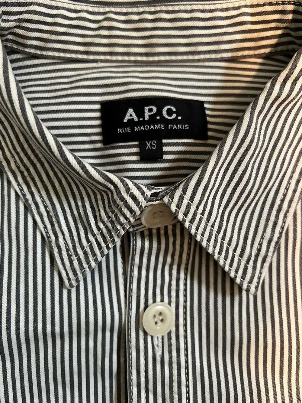 A.P.C. A.P.C. Striped Button Up - image 3