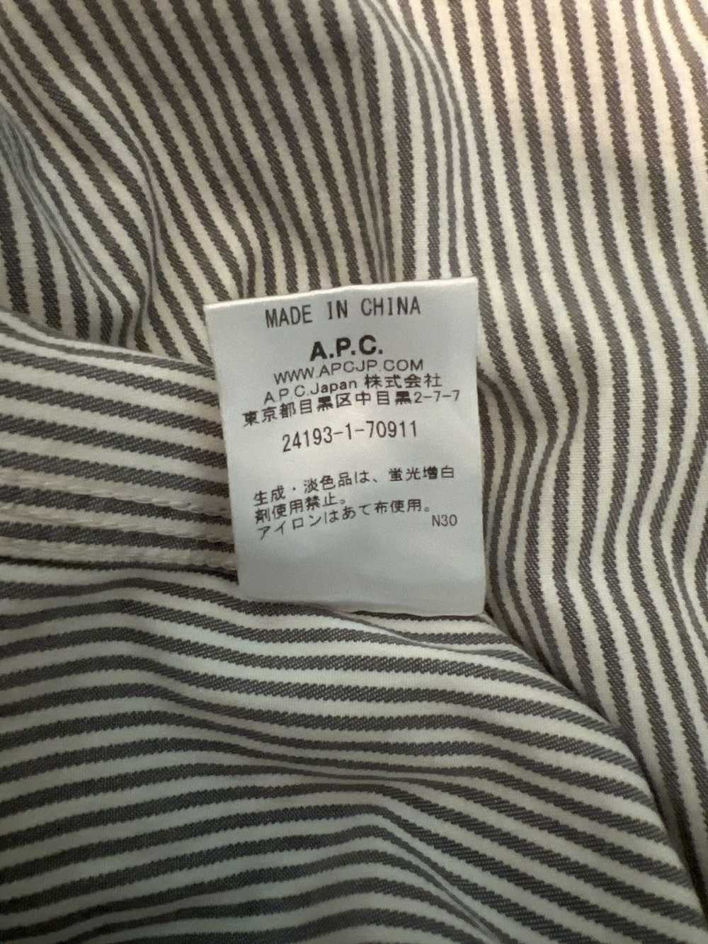 A.P.C. A.P.C. Striped Button Up - image 4