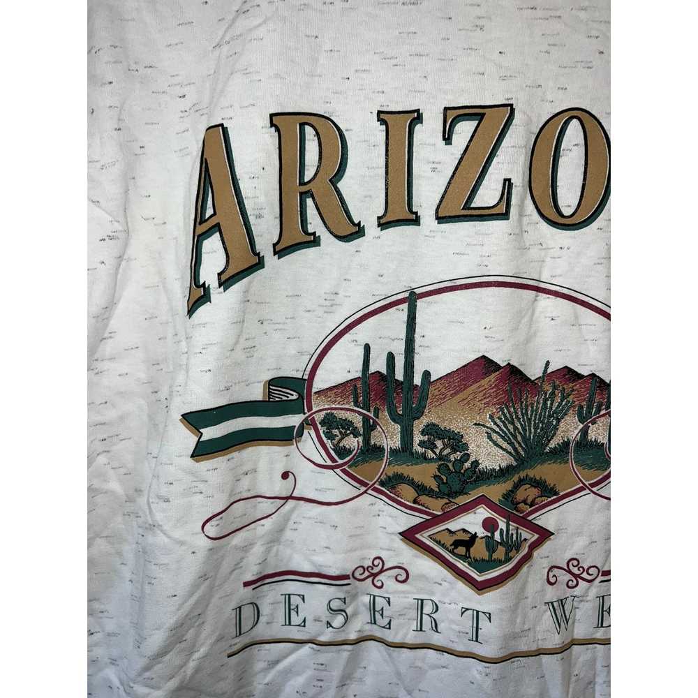 Vintage 90s AZ Arizona Desert Wear Graphic Speckl… - image 3