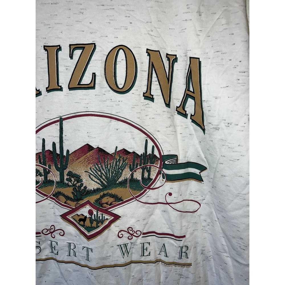 Vintage 90s AZ Arizona Desert Wear Graphic Speckl… - image 4