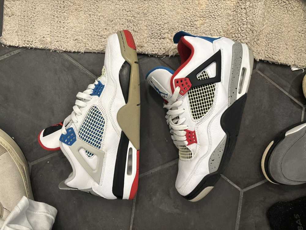 Jordan Brand × Nike Air Jordan 4 retro what the - image 1