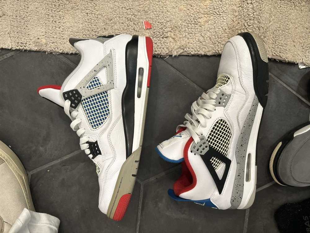 Jordan Brand × Nike Air Jordan 4 retro what the - image 2