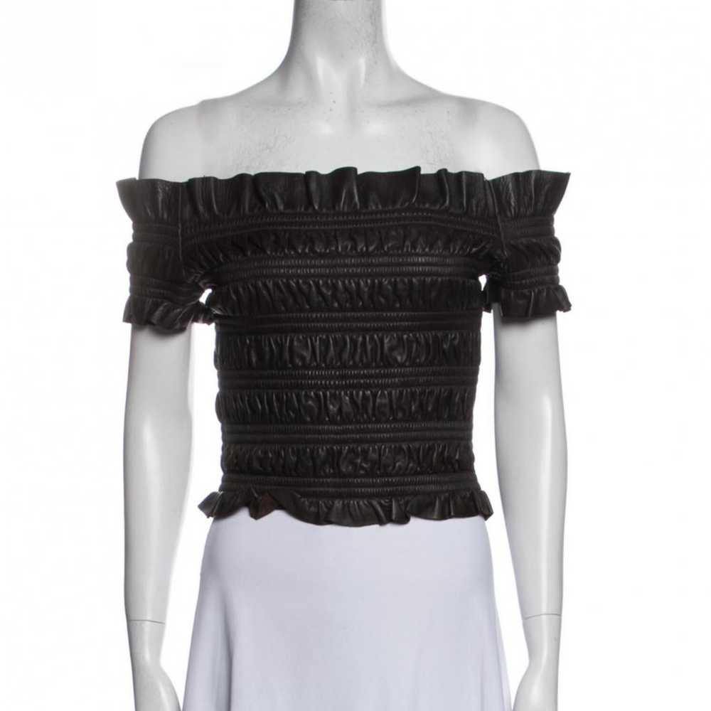 Valentino Garavani VLTN leather top - image 2