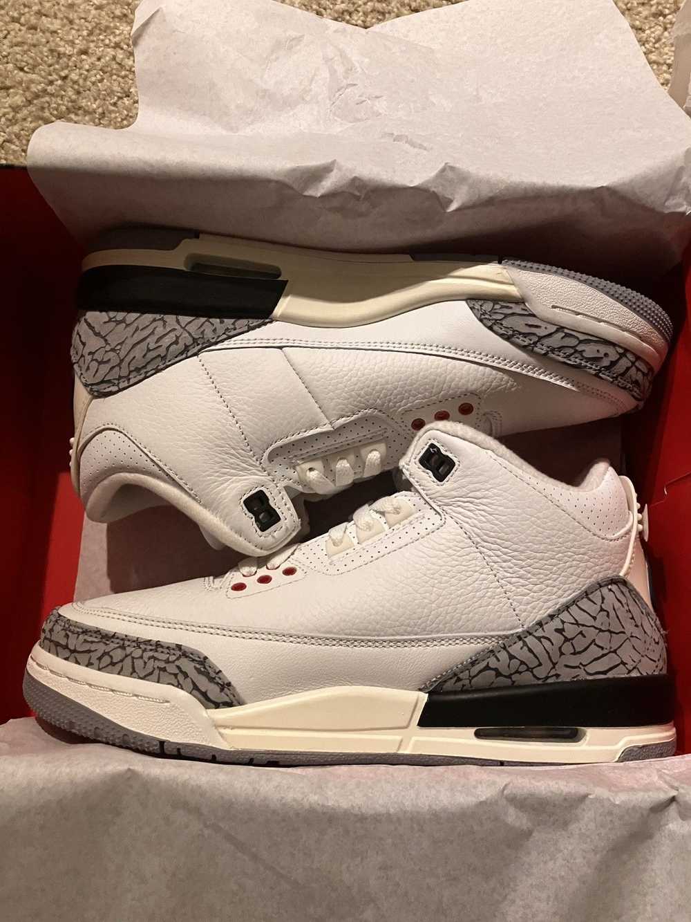 Jordan Brand Air Jordan 3 White Cement 7Y GS - image 1