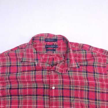 Daniel Cremieux Daniel Cremieux Tartan Flannel Bu… - image 1