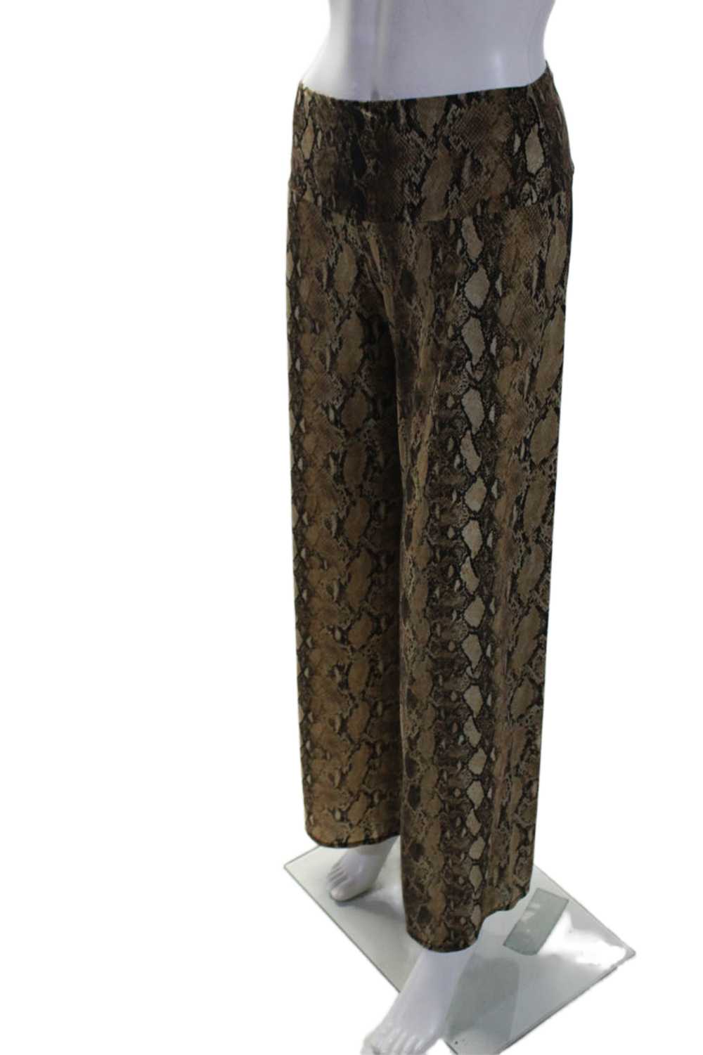 PQ Womens Brown Python Skin Print High Waisted Wi… - image 2