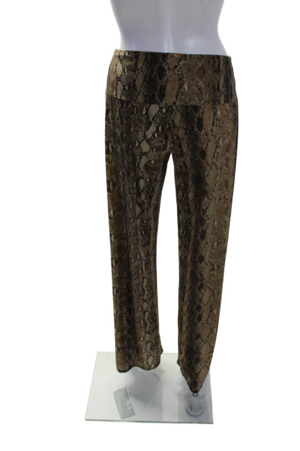 PQ Womens Brown Python Skin Print High Waisted Wi… - image 3