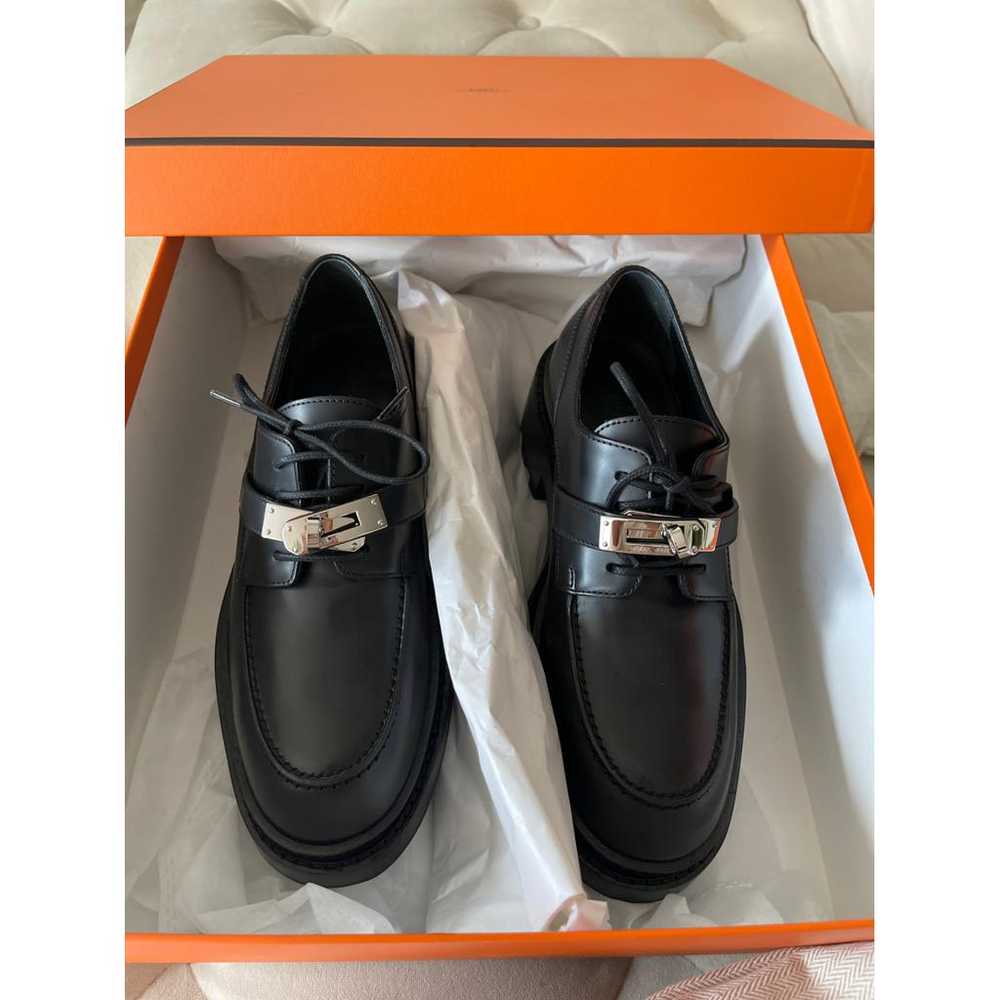 Hermès Leather flats - image 2