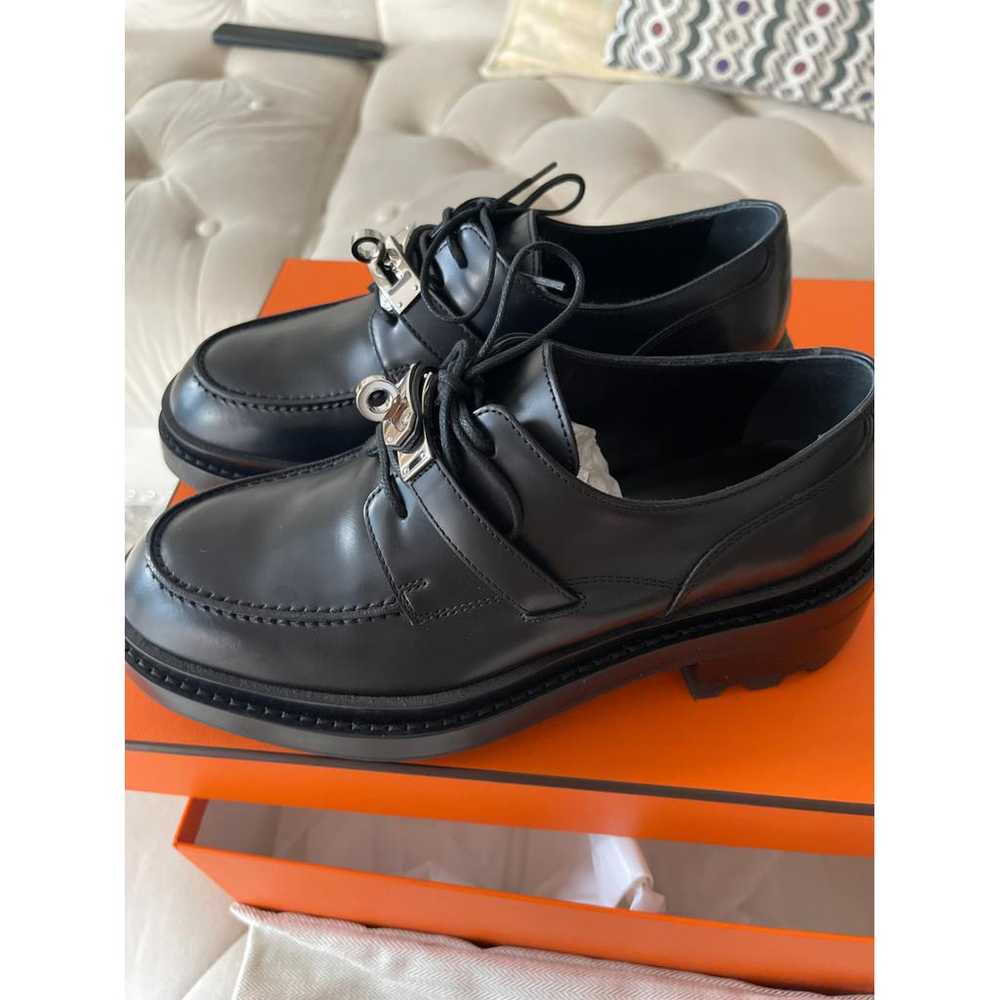 Hermès Leather flats - image 3