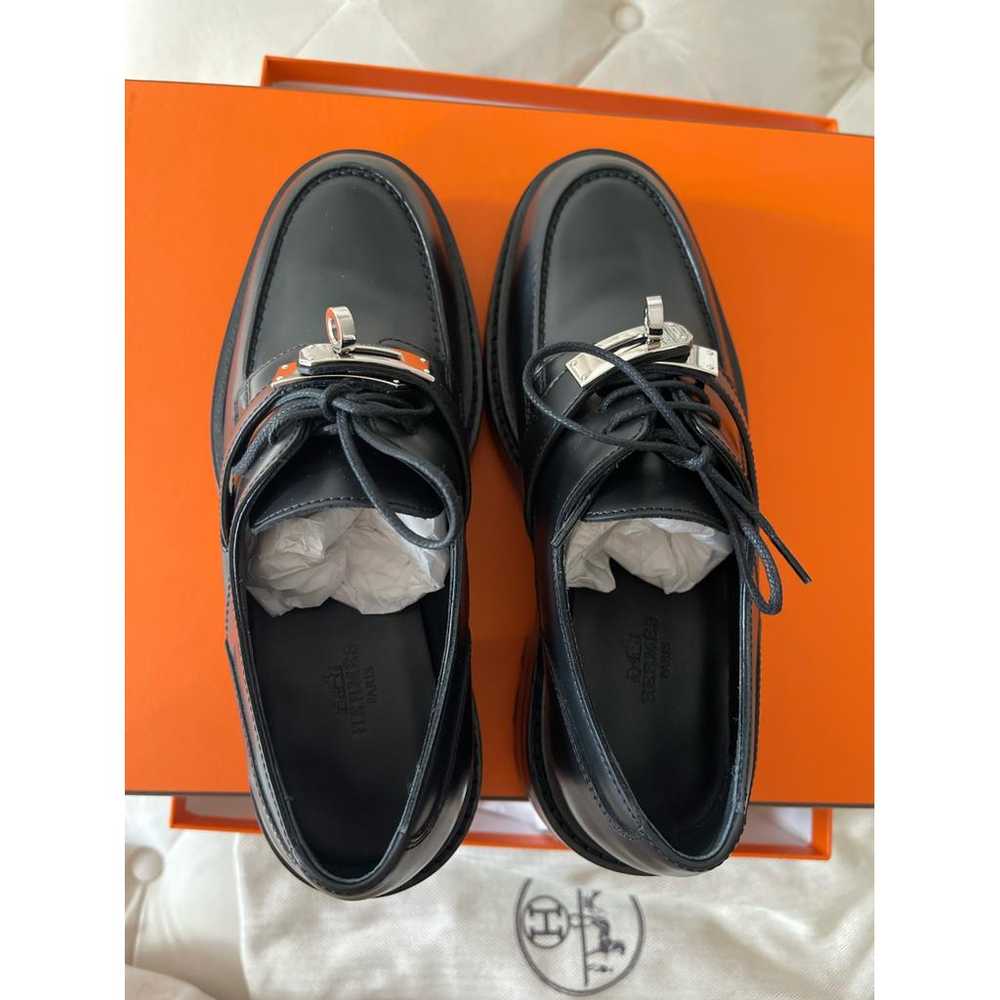 Hermès Leather flats - image 4