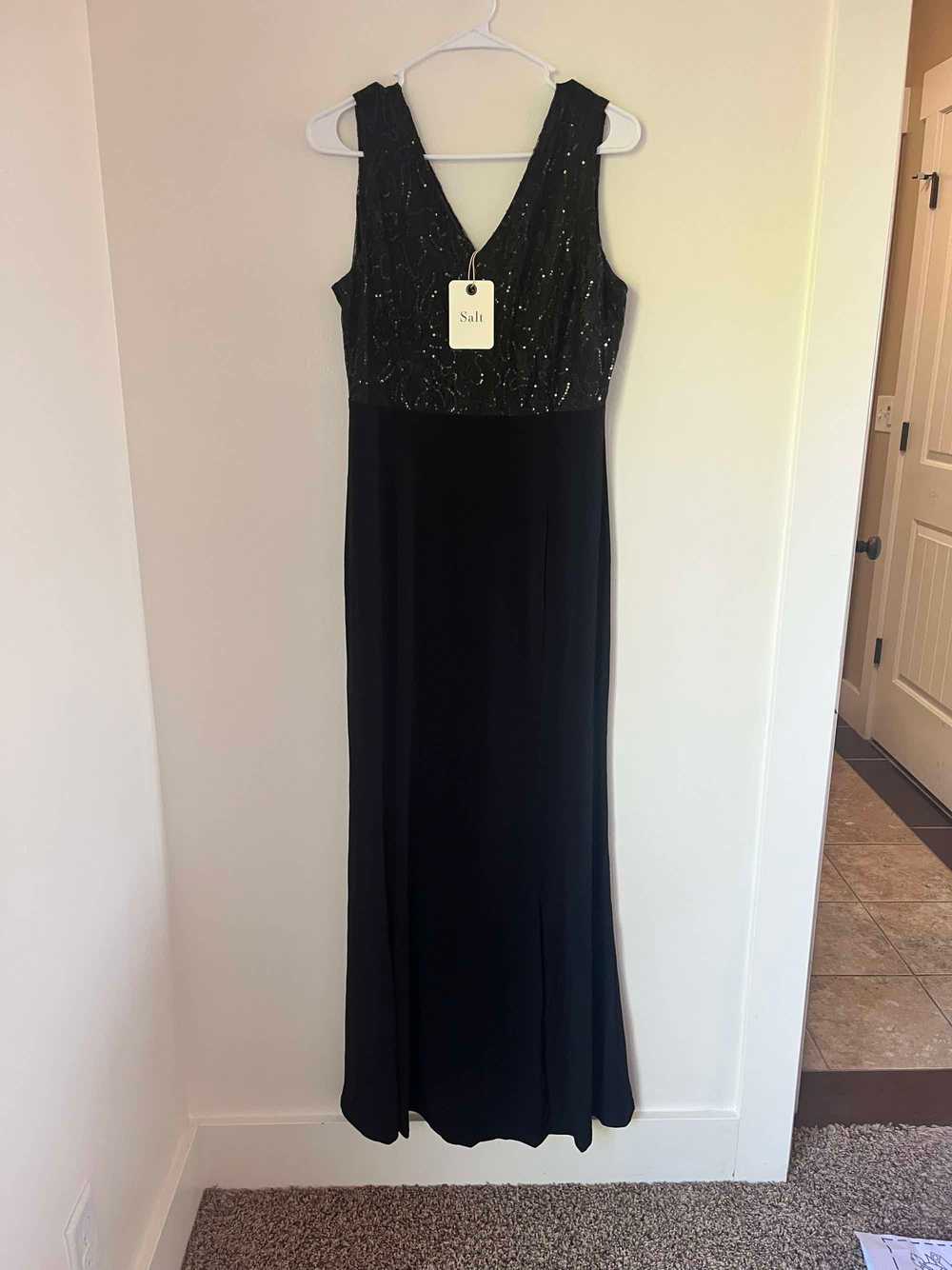 ROOLEE SALT black sequin gown - image 2