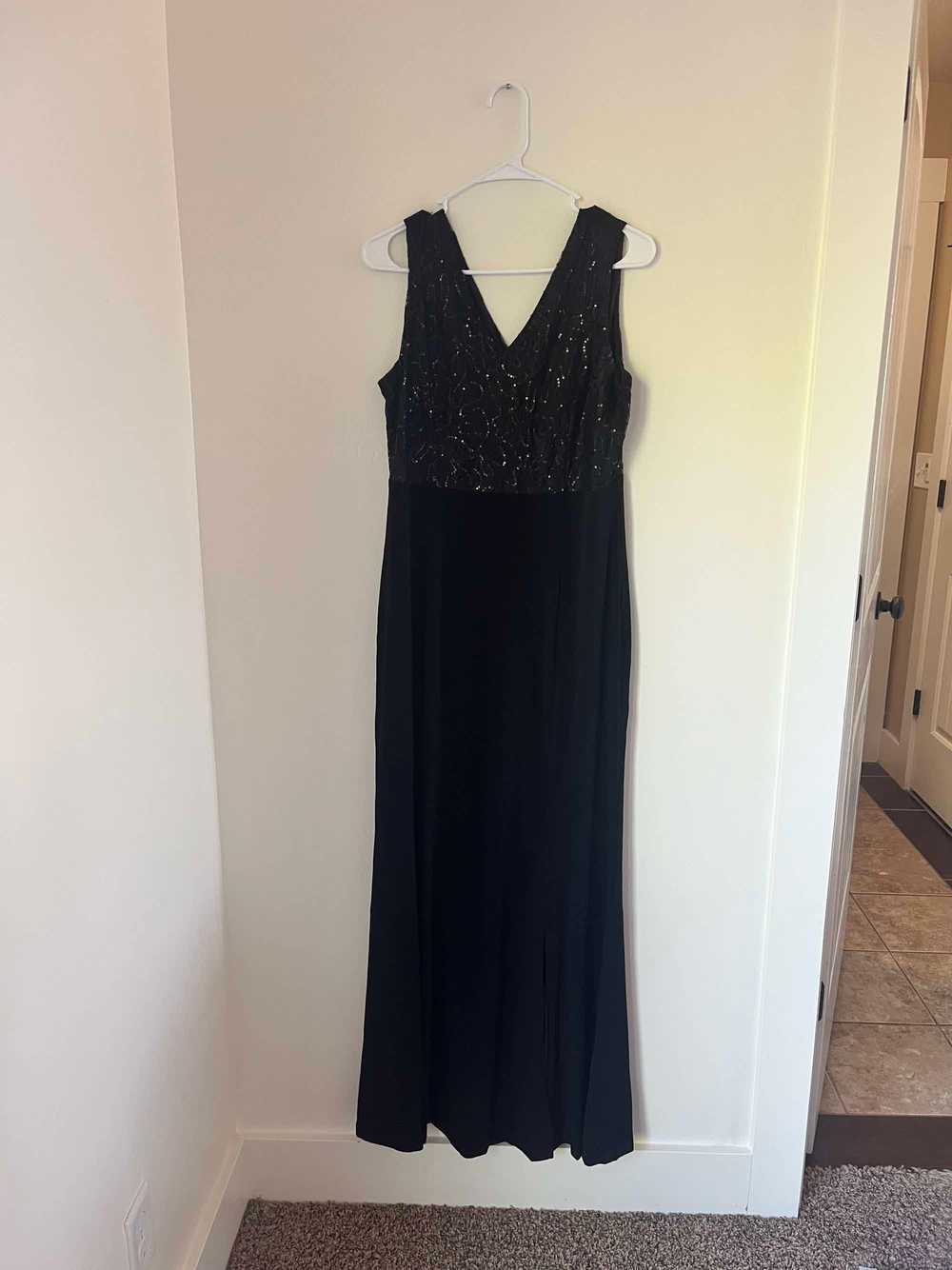 ROOLEE SALT black sequin gown - image 3