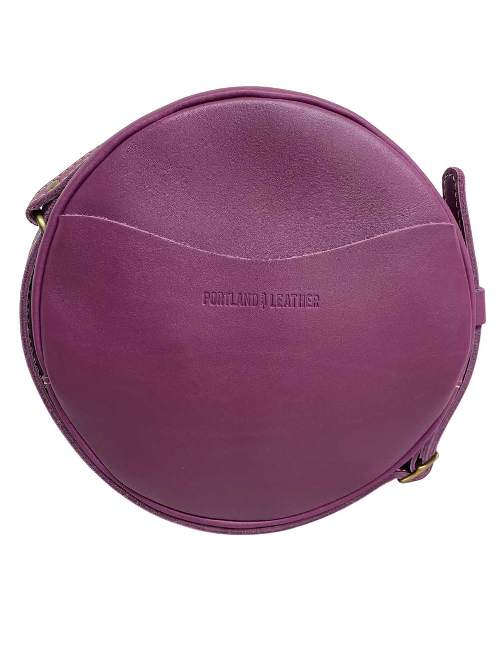 Portland Leather Circle Crossbody - image 1