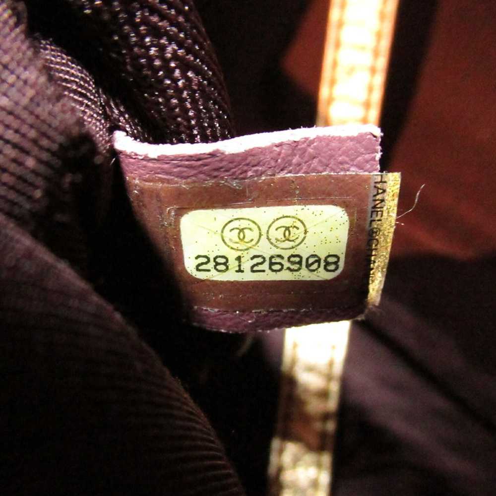 Chanel Gold Canvas Backpack Bag (Pre-Owned) - image 6