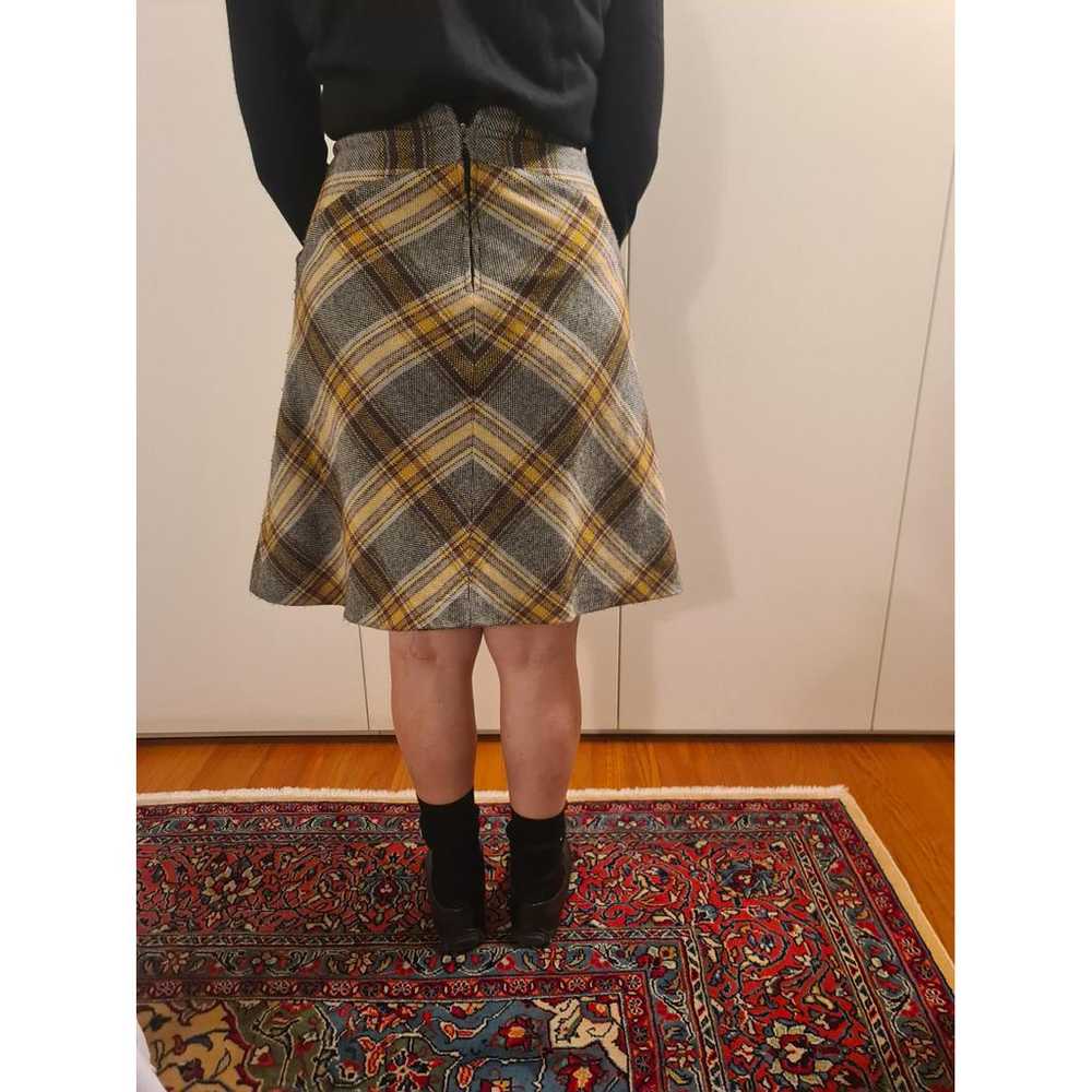 Miu Miu Wool mid-length skirt - image 10