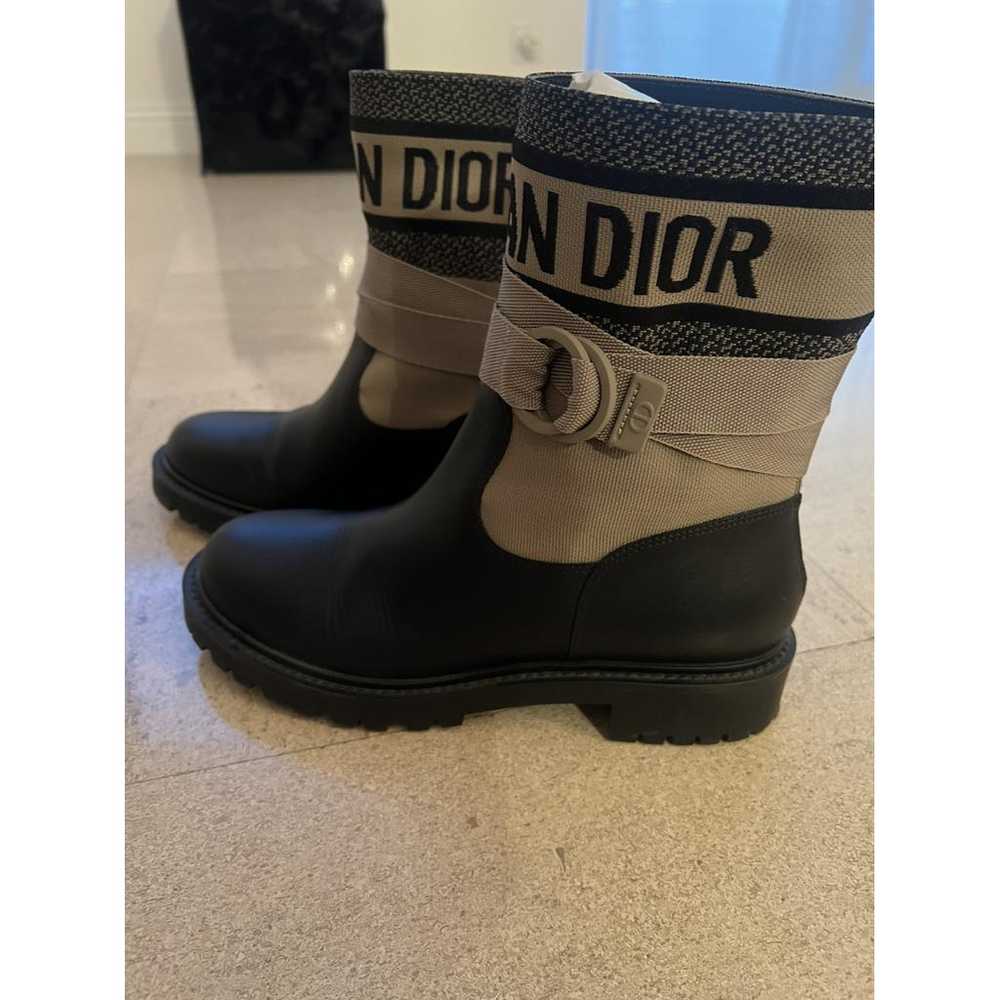 Dior D-Major leather biker boots - image 5