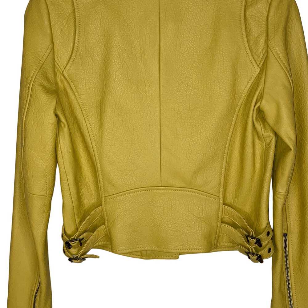 Joie Leolani Lamb Leather Moto Jacket Cornsilk Ye… - image 7