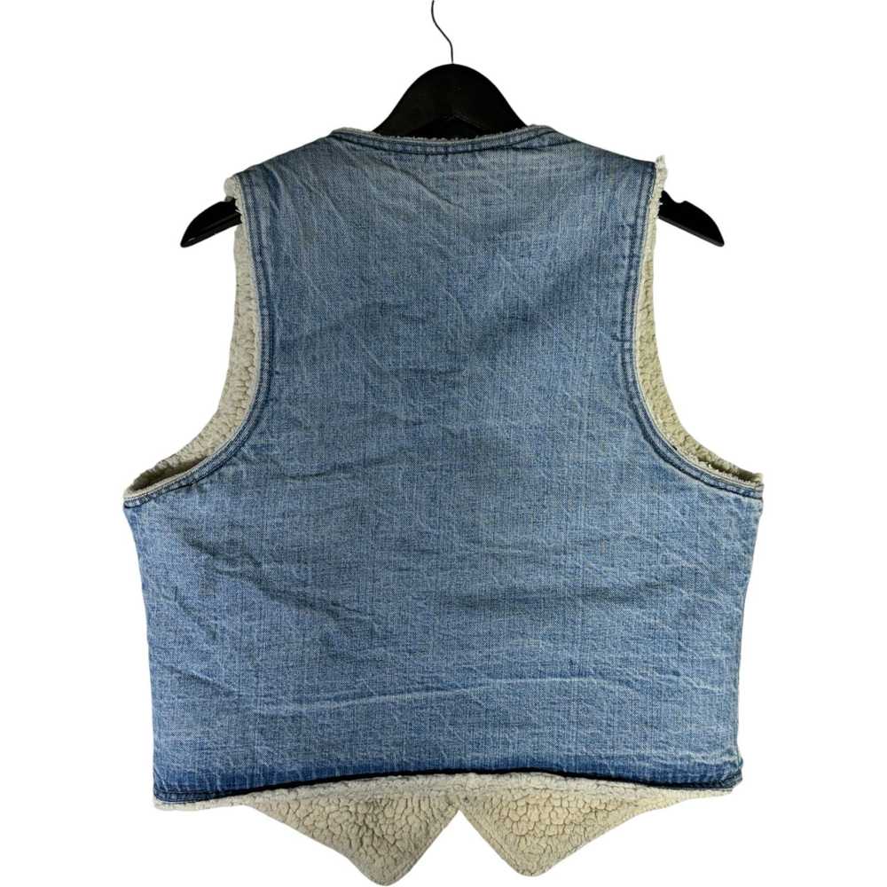 Levi's Vintage Levi's Denim Sherpa Lined Vest - image 5