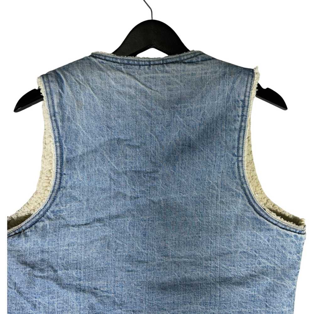 Levi's Vintage Levi's Denim Sherpa Lined Vest - image 6