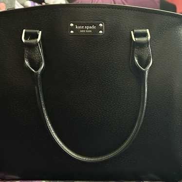 Kate Spade Large Black Leather Crossbody Purse - image 1