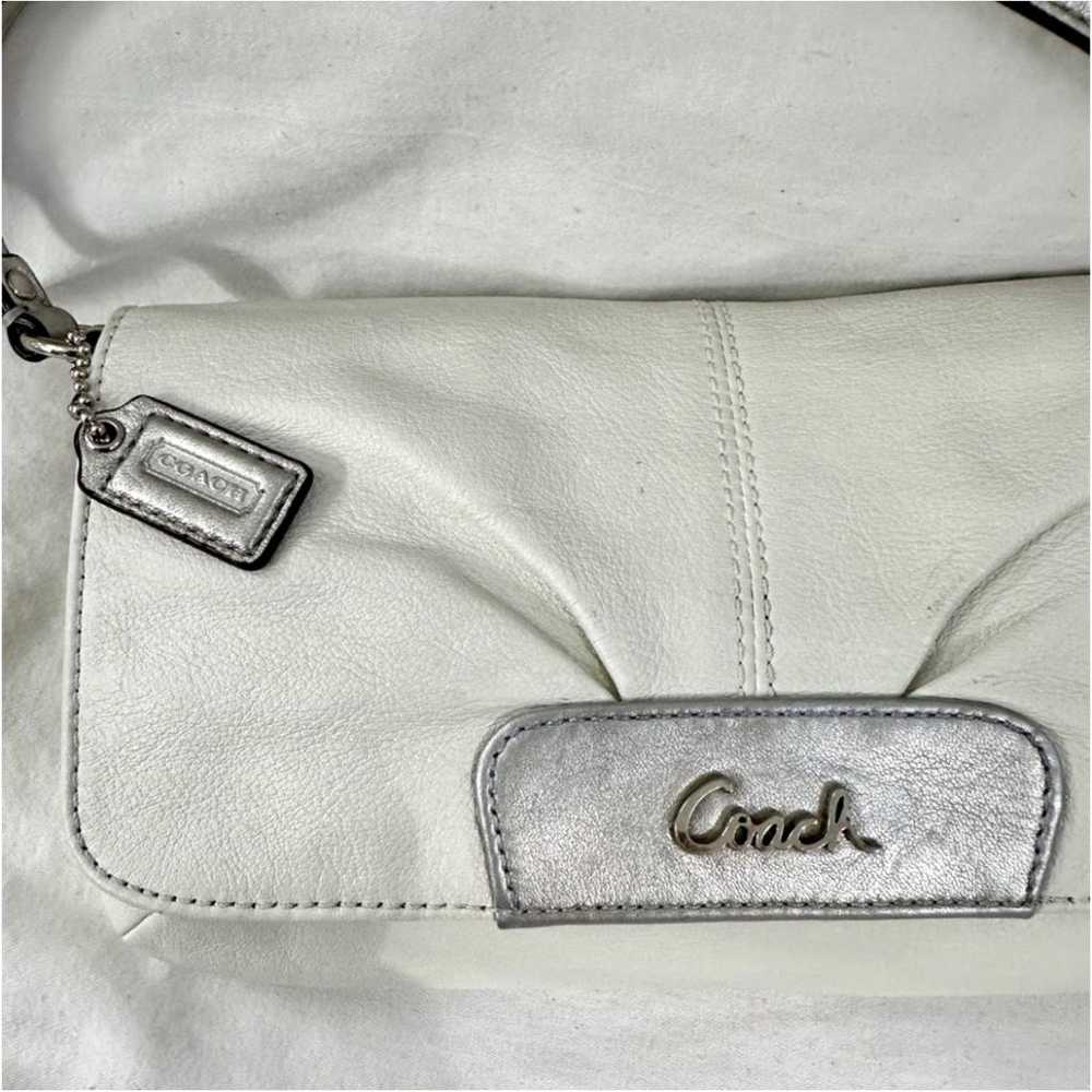 Coach Leather clutch bag - image 7