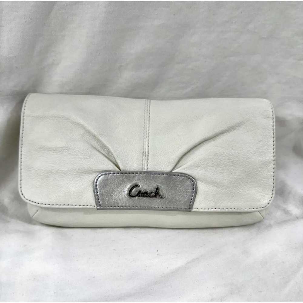 Coach Leather clutch bag - image 9