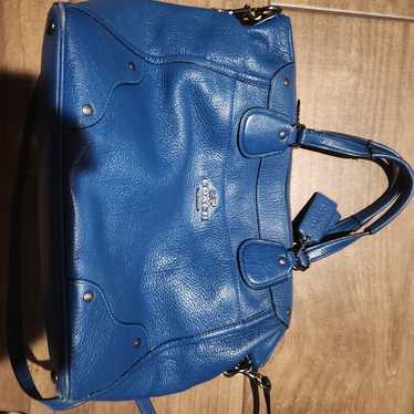 Coach purse beautiful blue