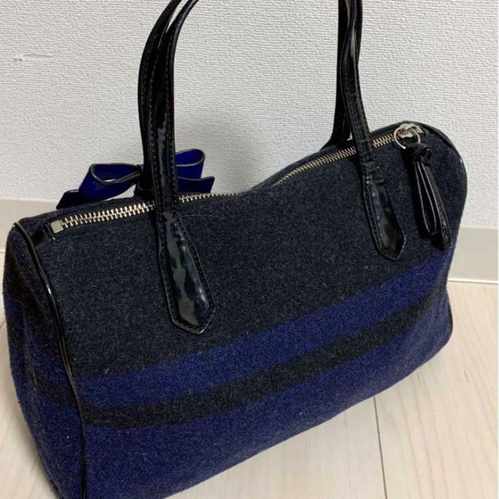 【Excellent Condition】COACH Wool Ribbon Handbag - image 3