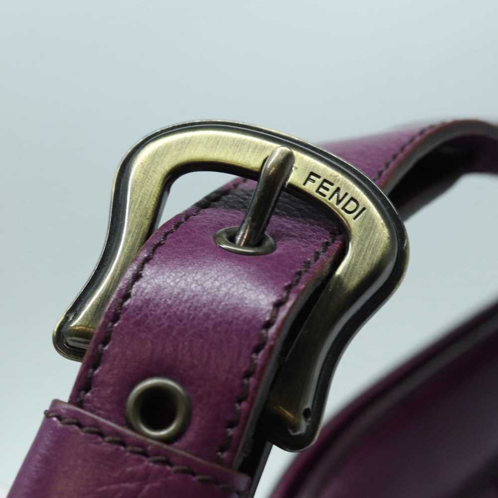 Fendi FENDI Shoulder Bag Leather Purple Auth 87215 - image 10