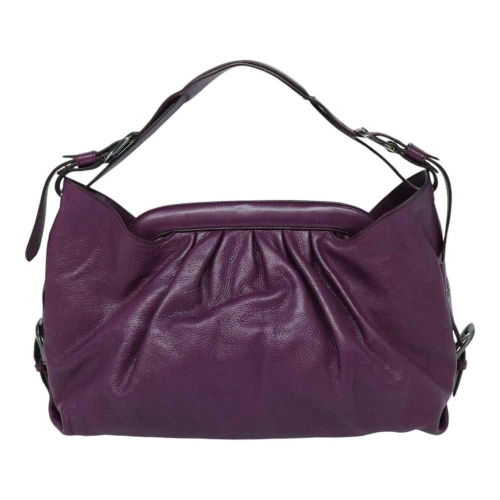 Fendi FENDI Shoulder Bag Leather Purple Auth 87215 - image 12