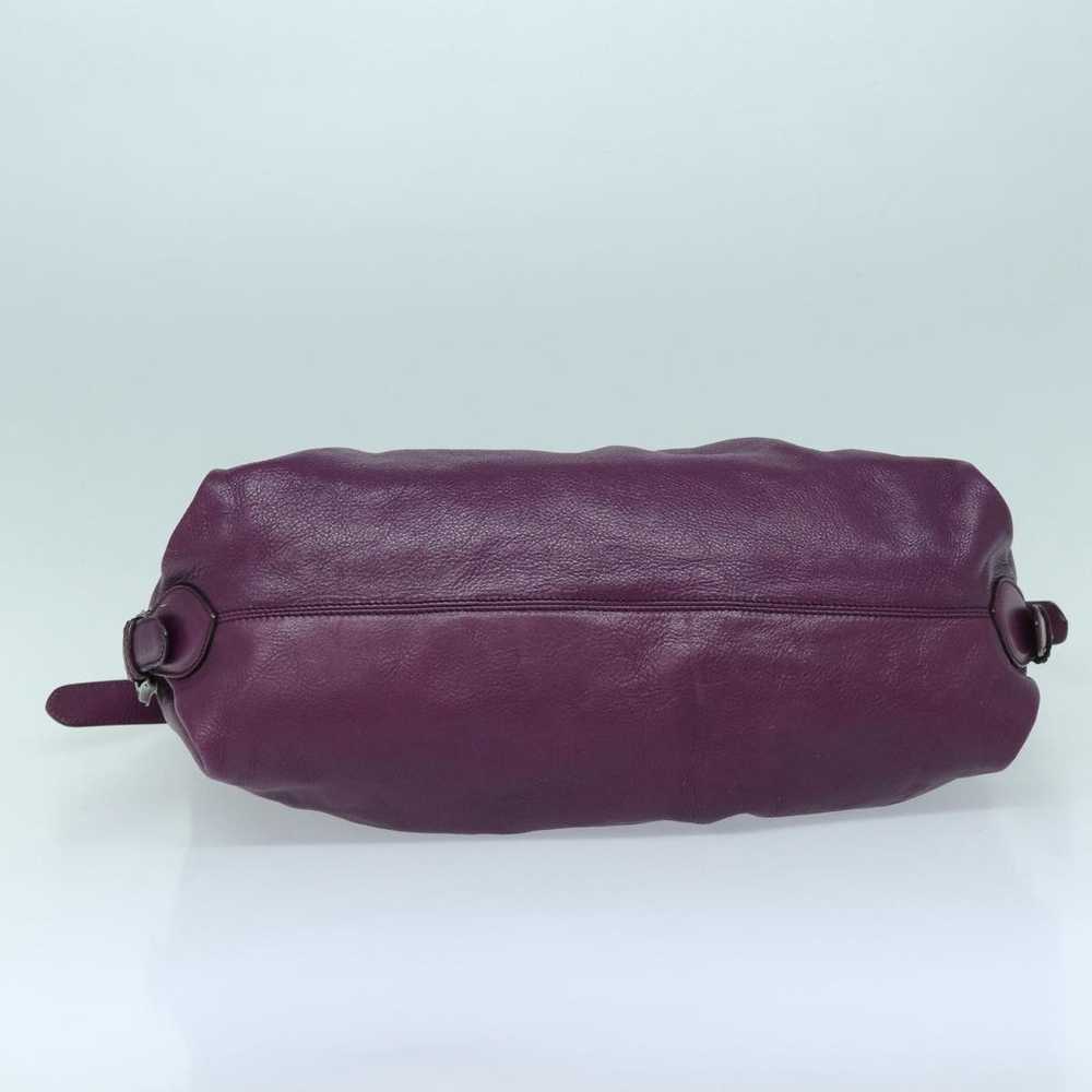 Fendi FENDI Shoulder Bag Leather Purple Auth 87215 - image 5